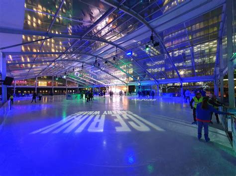 Gliding Around At Canary Wharf Ice Rink Berkeley Square Barbarian