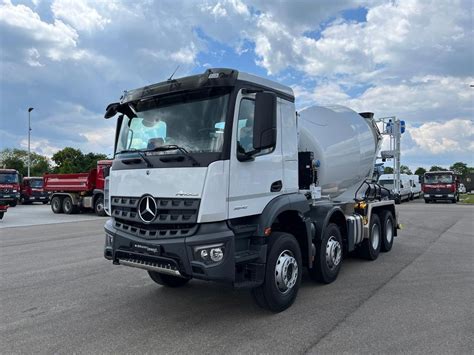 Stetter On Chassis Mercedes Benz Arocs 3240 B Concrete Mixer Truck For