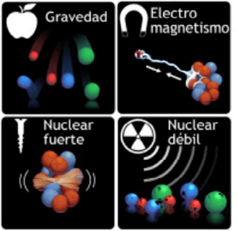 Las Cuatro Fuerzas Fundamentales Download Scientific Diagram