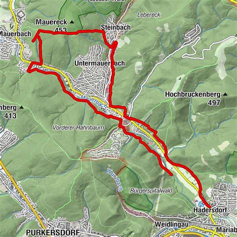 Wien Mauerbach Rdw Teil Bergfex Wanderung Tour Nieder Sterreich