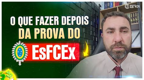 Depois De Corrigir E De Fazer O Gabarito Da Prova Do EsFCex O Que