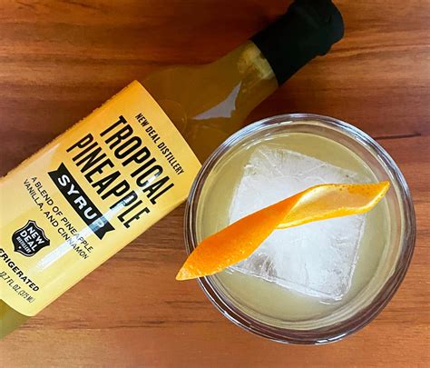 Tropical Pineapple Cocktail Syrup Recipe Roundup New Deal Distillery