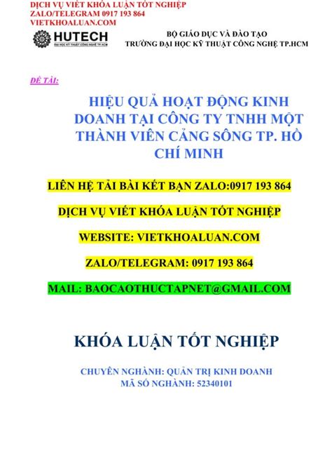 B I M U Kh A Lu N Ng Nh Qu N Tr Kinh Doanh Hay I M Pdf