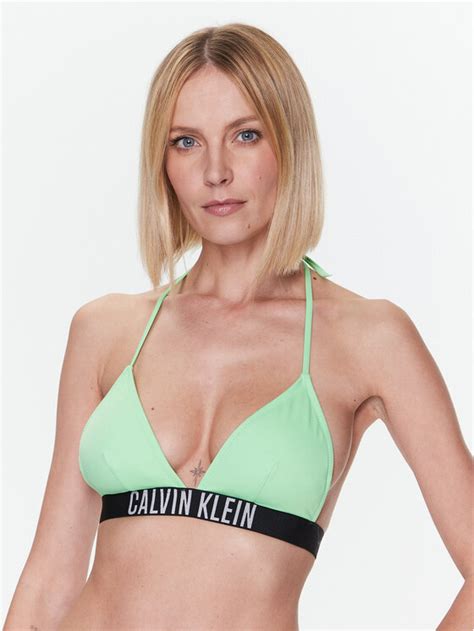 Calvin Klein Swimwear Bikini Pezzo Sopra Kw Kw Verde Modivo It