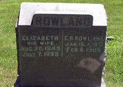 Elizabeth Bogart Rowland M Morial Find A Grave