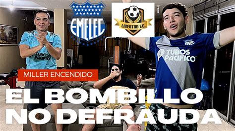 Emelec 2 vs Libertad 0 Reacción de amigos Liga Pro 2023 YouTube