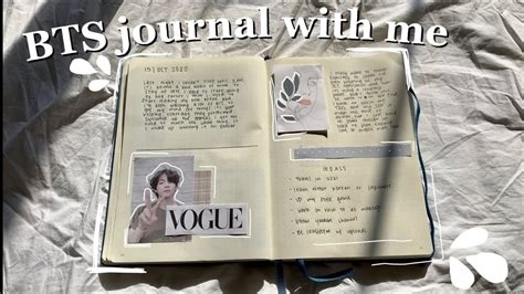 Kpop Bts Journal With Me BTS Kim Taehyung BTS Bullet Journal Spread