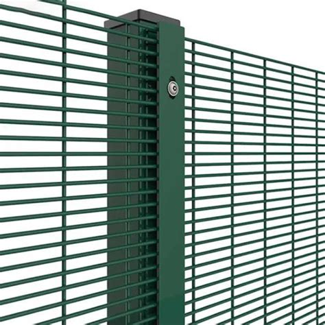 Galvanized Clear View Anti Theft Anti Cut Fence 358 Anti Climb High