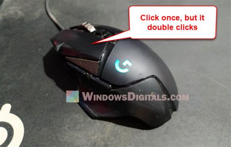 Logitech Mouse Double Clicking On Single Click Fix