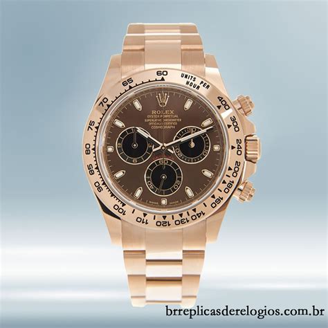 Rolex Daytona Mm Masculino M Rosa Dourado As Replicas De