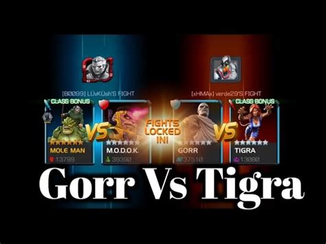 Gorr Vs Tigra Mcoc BattleGround Match Mcoc BattleGround Gameplay