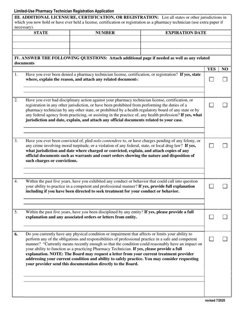 Virginia Application For Registration As A Limited Use Pharmacy Technician Fill Out Sign