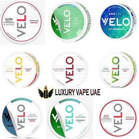 VELO Nicotine Pouches/Snus Flavors – Luxury Vape UAE