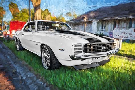 Chevy Camaro Rs Painted Photograph By Rich Franco Pixels