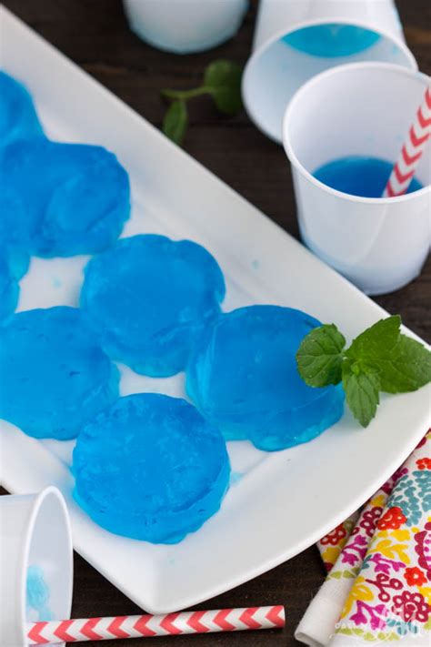 BLUE LAGOON JELLO SHOTS