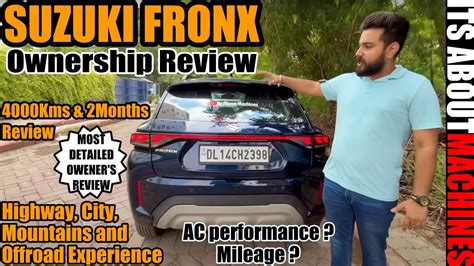 Suzuki Fronx Honest Ownership Review After 4000kms Fronx Delta Plus