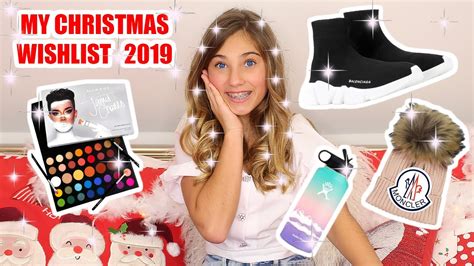 My Christmas Wishlist 2019 Rosie Mcclelland Youtube