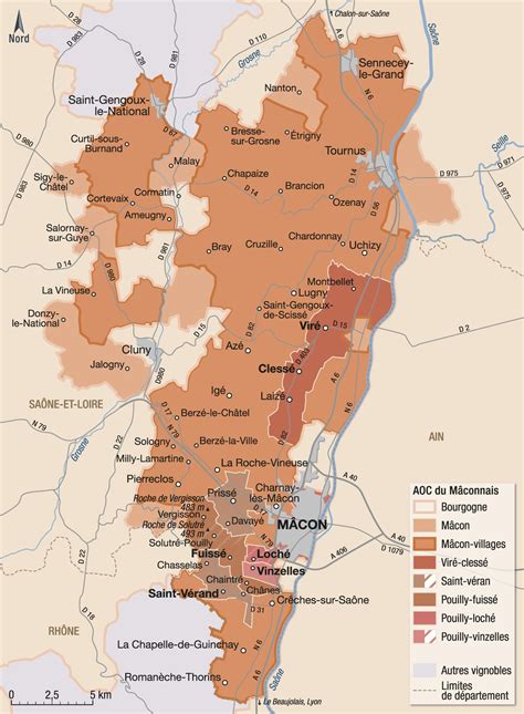 Maconnais Carte Des Vins Vin De France Vins Et Spiritueux