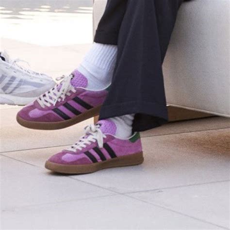 Adidas X Gucci Gazelle Pink Fashion Shoes Sneakers Fashion Swag Shoes