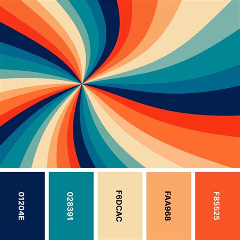 31 Retro Color Palettes - Color Meanings