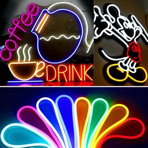 Jual Lampu Led Neon Flex Selang V Meteran Flexible Sign Strip