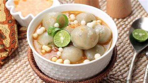 Resep Bakso Aci Mercon Dengan Topping Pilus Cikur Dan Bahan Bahannya