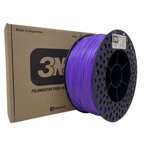 Filamento 3N3 Pla Roxo 1 75mm 1Kg Blue Makers