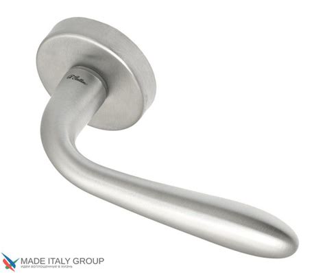 Дверная ручка на розетке Fratelli Cattini GOCCIA 7-CS матовый хром ...