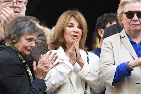 Obsèques de Catherine Lachens Nicole Calfan rend hommage à l actrice