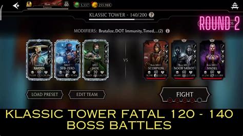 Klassic Fatal Tower Boss Battles Round Rewards Mk Mobile