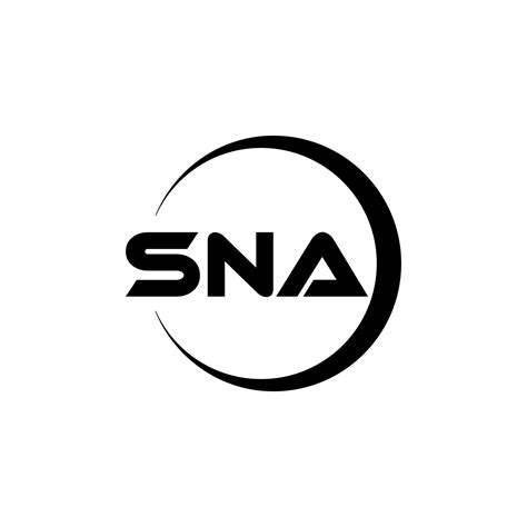 SNA Letter Logo Design In Illustrator Vector Logo Calligraphy Designs