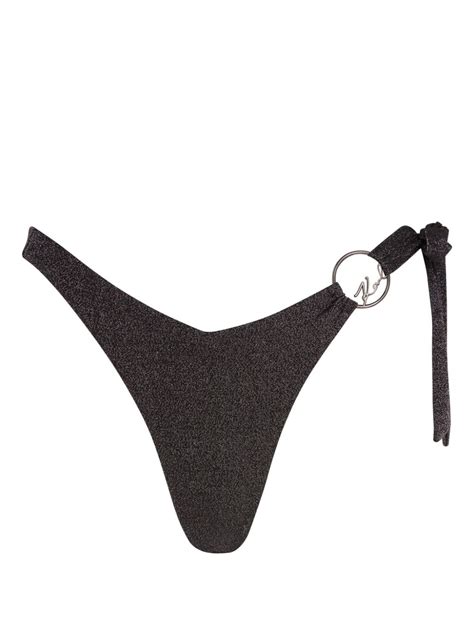 Karl Lagerfeld Logo Bikini Bottoms Black Farfetch