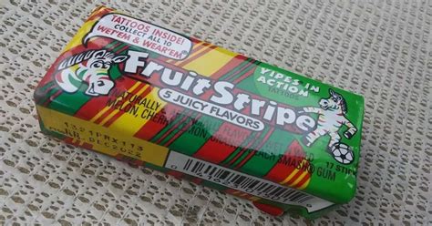 Fruit Stripe Gum Wrapper Edible