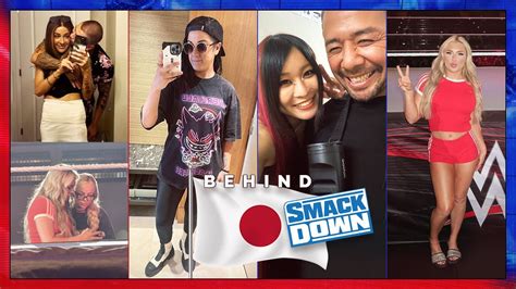 Behind Japan Smackdown Wwe Superstars Behind The Scenes In Japan