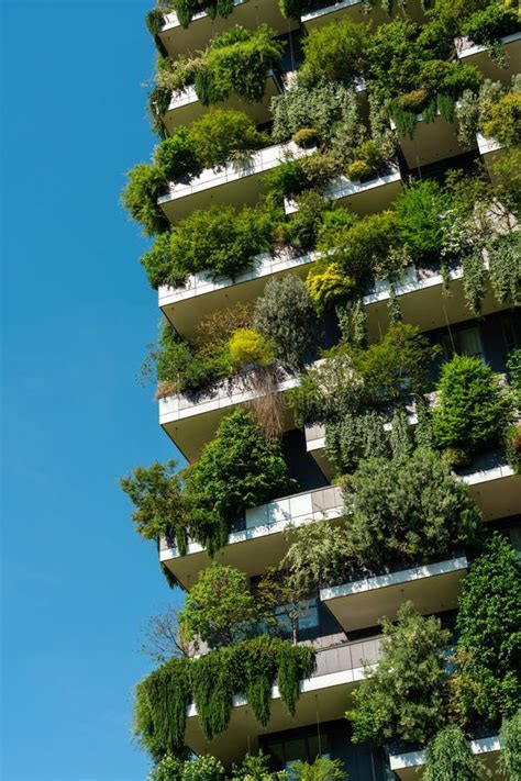 Bosco Verticale Or Vertical Forest Are A Pair Of Residential Towers In