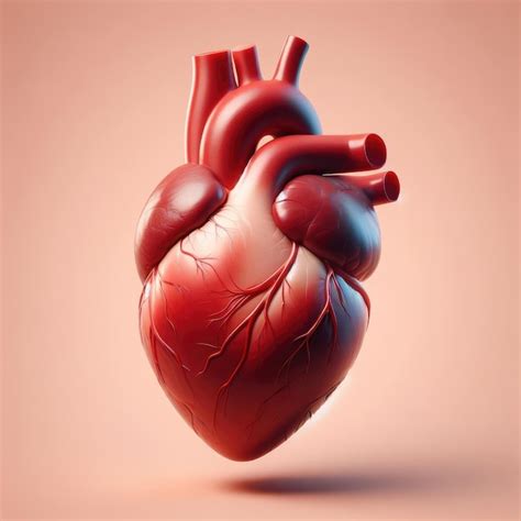 Diagrama Que Muestra El Corazón Humano En 3d Muestra Una Ilustración