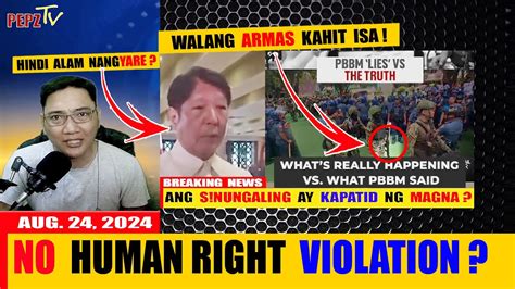 Wala Daw Human Right Violation Ginawa Ang Pulis At Gen Torre Sa Loob