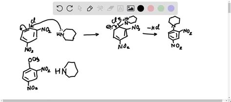 SOLVED The Reaction Of 1 Fluoro 2 4 Dinitrobenzene With Dimethylamine