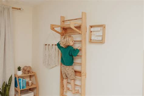 Climbing Wall for Toddler Indoor Playground, Nursery Kids Gym ...