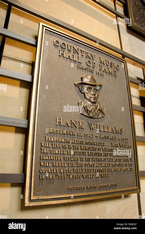 Tennessee Nashville Country Music Hall Of Fame Country Singer Hank