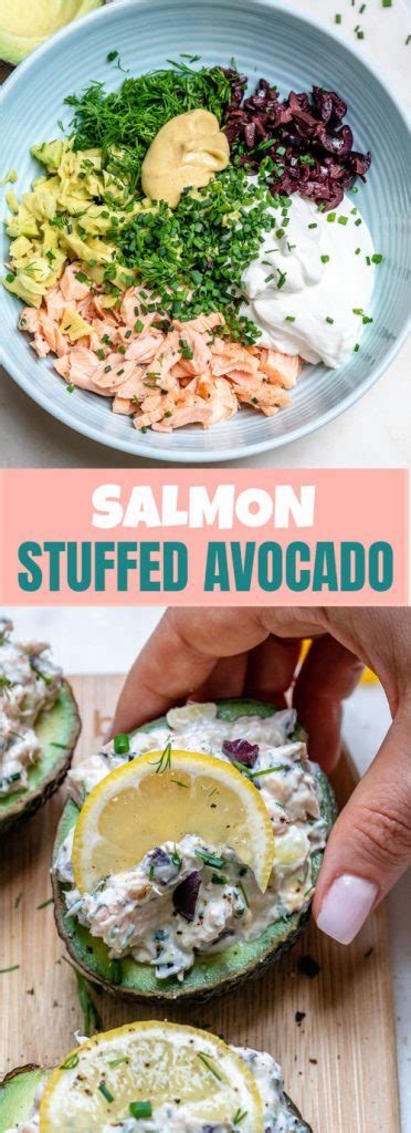 Salmon Stuffed Avocados For Hormone Healthy Fats Clean Food Crush