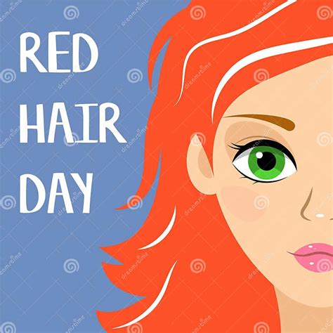 National Redhead Day Beautiful Red Haired Girl With Green Eyes Cute