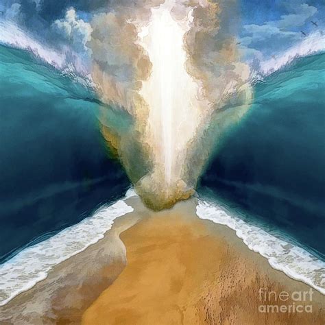 Moses Meets God Parting Of The Red Sea Miracle Mixed Media By Mixed