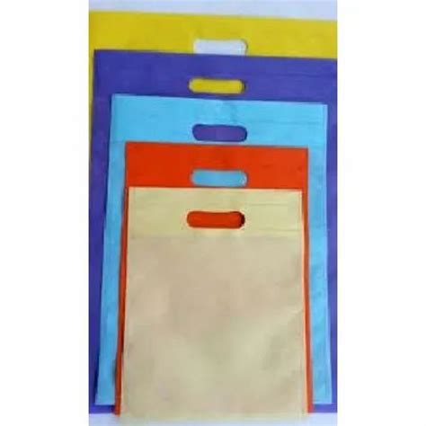 Plain Colored D Cut Non Woven Bag Capacity 2 Kg At Rs 200 Kilogram In