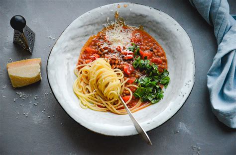 Spaghetti Med Linsbolognese Ekovin