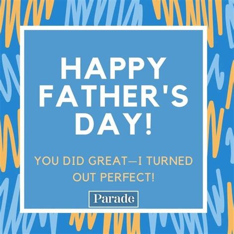 Download Fathers Day Blue Card Template Picture