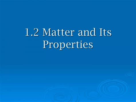 Matter And Its Properties Powerpoint Slides Learnpick India