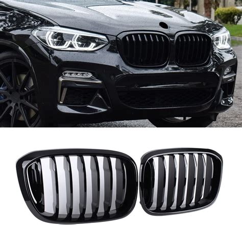 SNA Front Kidney Grille For 2018 2021 BMW X3 G01 2019 2021 X4 G02