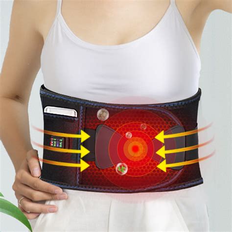 Wholesale Medical Heat Therapy Lumbar Brace Adjustable Electric Waist