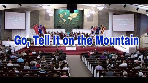 Most Beautiful Christian Hymn Go Tell It On The Mountain YouTube